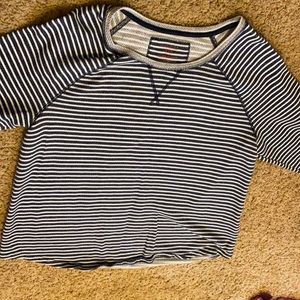 Long sleeved striped shirt